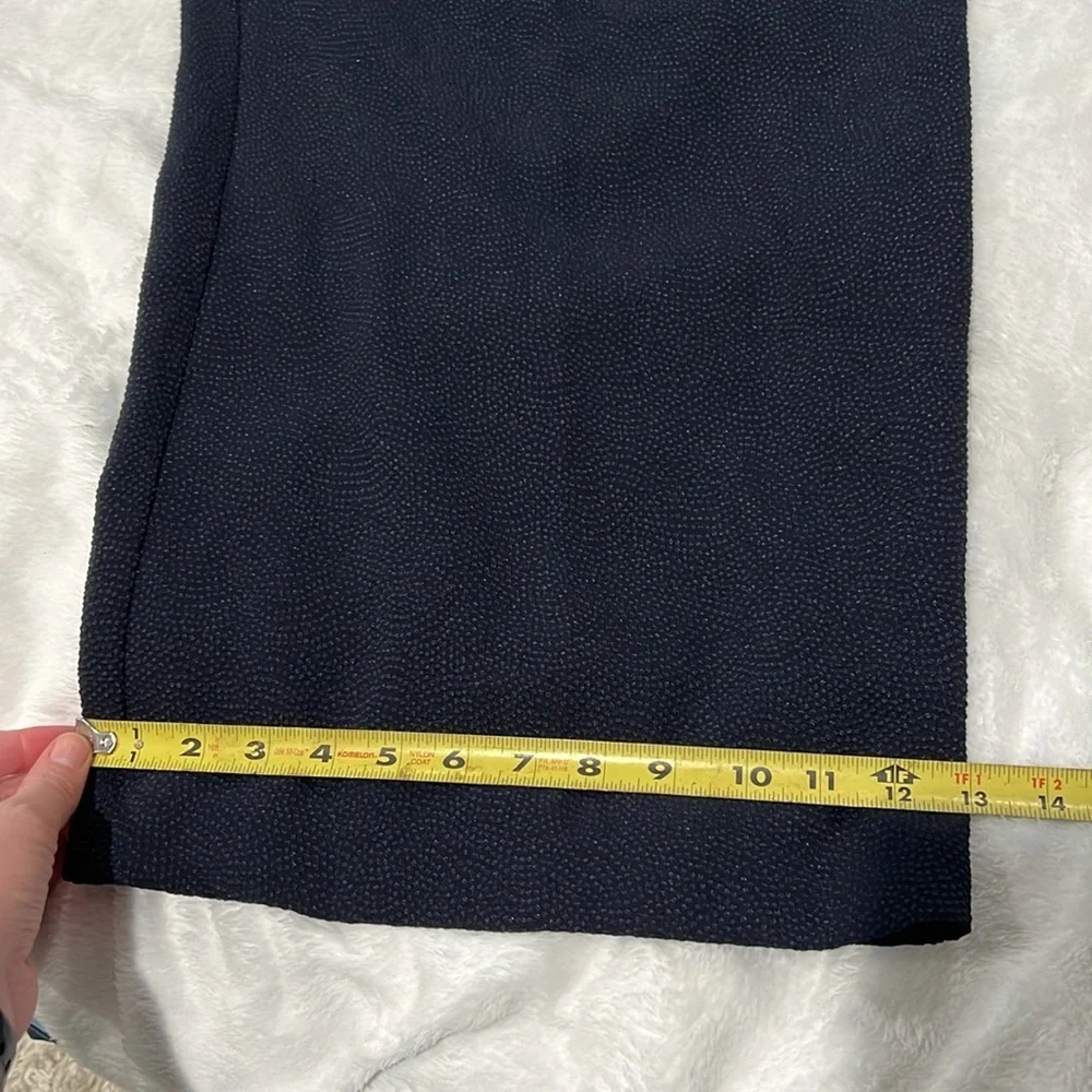 Nordstrom Chelsea 28 Cropped Wide Leg Trousers Sz L